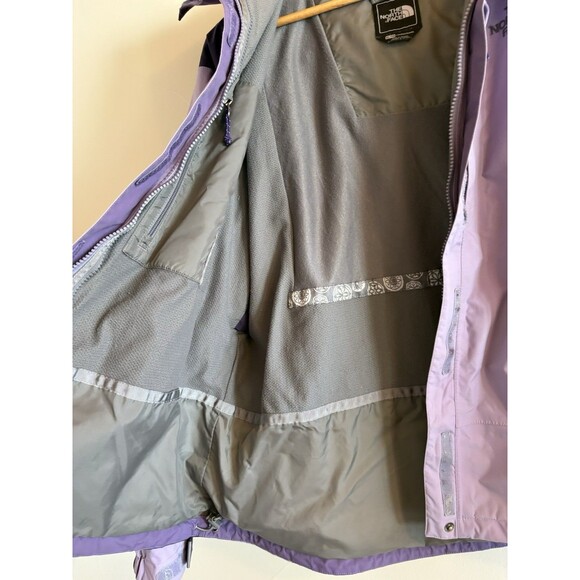 The North Face Women’s HyVent Hooded Lilac Purple Jacket Size XL No Vest LINER - Picture 9 of 15
